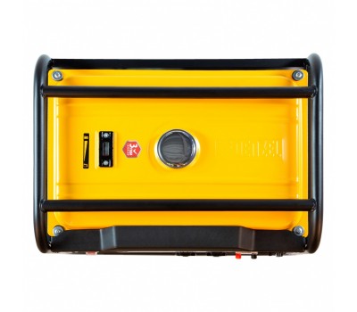 Генератор бензиновый PS 25, 2.5 кВт, 230 В, 15 л, ручной стартер Denzel