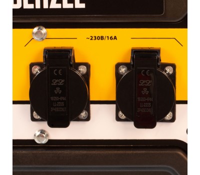 Генератор бензиновый PS 25, 2.5 кВт, 230 В, 15 л, ручной стартер Denzel