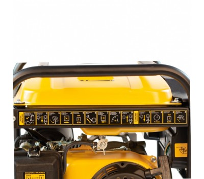 Генератор бензиновый PS 25, 2.5 кВт, 230 В, 15 л, ручной стартер Denzel