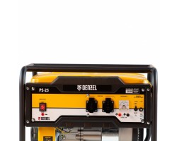 Генератор бензиновый PS 25, 2.5 кВт, 230 В, 15 л, ручной стартер Denzel-foto9