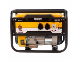 Генератор бензиновый PS 25, 2.5 кВт, 230 В, 15 л, ручной стартер Denzel-foto5