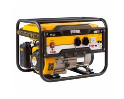Генератор бензиновый PS 25, 2.5 кВт, 230 В, 15 л, ручной стартер Denzel