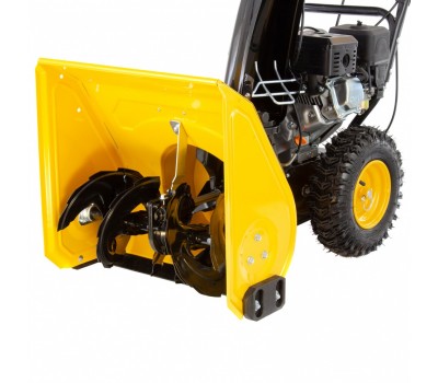 Бензиновая снегоуборочная машина SB 650 E, 6.5 л.с, с электростартером, фара Denzel