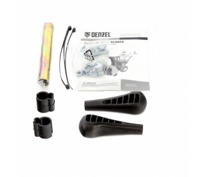 Бензиновая снегоуборочная машина SB 650 E, 6.5 л.с, с электростартером, фара Denzel