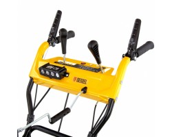 Бензиновая снегоуборочная машина SB 650 E, 6.5 л.с, с электростартером, фара Denzel-foto11