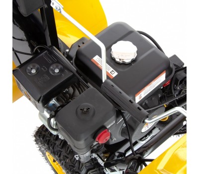 Бензиновая снегоуборочная машина SB 650 E, 6.5 л.с, с электростартером, фара Denzel