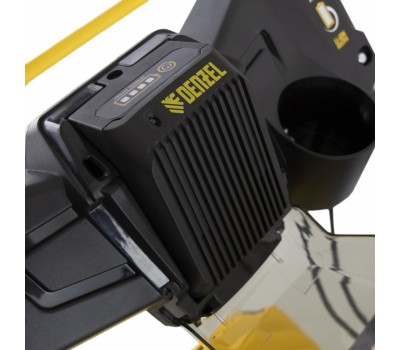 Газонокосилка бензиновая GLD-520SP-VE, 196 см3, ширина 52 см, привод, вариатор, электрический старт, 60 л Denzel