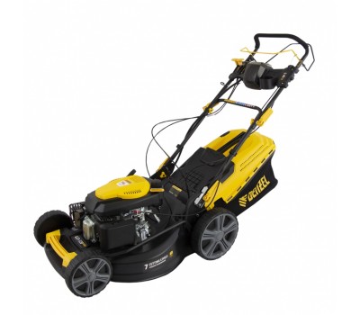 Газонокосилка бензиновая GLD-520SP-VE, 196 см3, ширина 52 см, привод, вариатор, электрический старт, 60 л Denzel