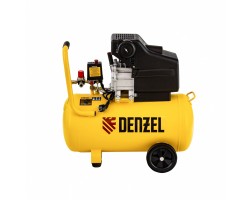 Компрессор воздушный прямой привод DC1700/50, 1.7 кВт, 50 литров, 260 л/мин Denzel-foto4