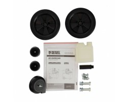 Компрессор воздушный прямой привод DC1700/50, 1.7 кВт, 50 литров, 260 л/мин Denzel-foto9