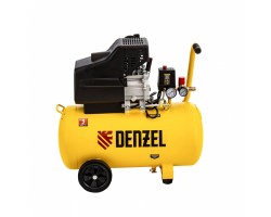 Компрессор воздушный прямой привод DC1700/50, 1.7 кВт, 50 литров, 260 л/мин Denzel-foto5