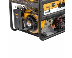 Генератор бензиновый PS 70 EA, 7.0 кВт, 230 В, 25 л, коннектор автоматики, электростартер Denzel