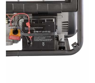 Генератор бензиновый PS 70 EA, 7.0 кВт, 230 В, 25 л, коннектор автоматики, электростартер Denzel