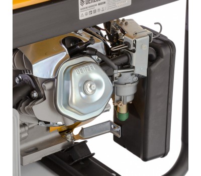 Генератор бензиновый PS 70 EA, 7.0 кВт, 230 В, 25 л, коннектор автоматики, электростартер Denzel