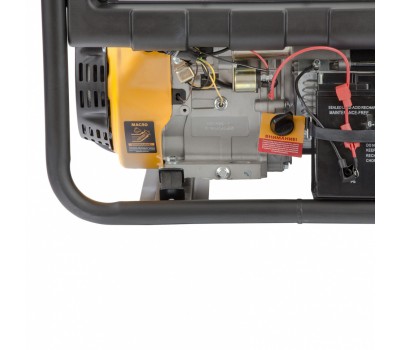 Генератор бензиновый PS 70 EA, 7.0 кВт, 230 В, 25 л, коннектор автоматики, электростартер Denzel