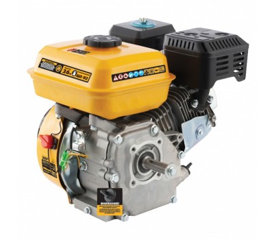 Двигатель бензиновый RX-17K, 7 л.с., 212 см3, горизонтальный вал шпонка 19 мм Denzel