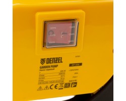 Садовый поверхностный насос GP 600, 600 Вт, 3000 л/ч, подъем 35 м, пластик Denzel-foto7