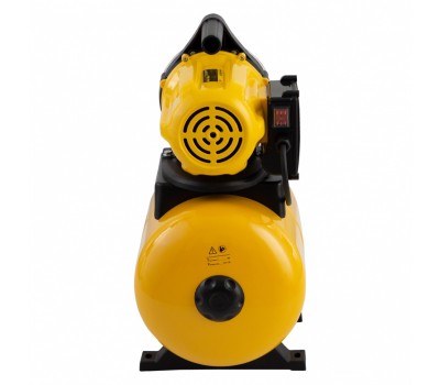 Насосная станция PS800X, 800 Вт, 3200 л/ч, ресивер 24 л, подъем 38 м, нержавейка Denzel