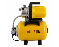 Насосная станция PS800X, 800 Вт, 3200 л/ч, ресивер 24 л, подъем 38 м, нержавейка Denzel-foto5