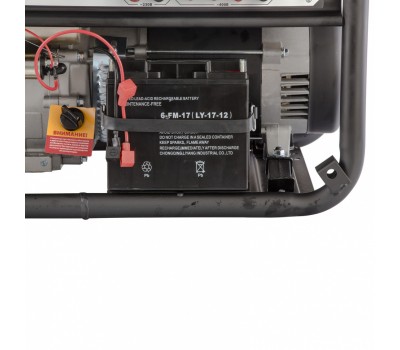 Генератор бензиновый PS 90 ED-3, 9.0 кВт, переключение режима 230 В/400 В, 25 л, электростартер Denzel