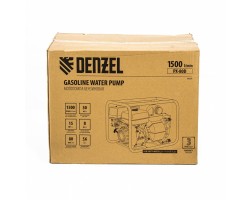 Мотопомпа бензиновая для грязной воды PX-80D, 15 л.с, 3, 1500 л/мин, глубина 8 м , напор 30 м Denzel-foto8