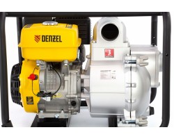 Мотопомпа бензиновая для грязной воды PX-80D, 15 л.с, 3, 1500 л/мин, глубина 8 м , напор 30 м Denzel-foto13