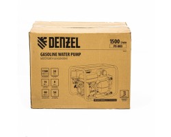 Мотопомпа бензиновая для грязной воды PX-80D, 15 л.с, 3, 1500 л/мин, глубина 8 м , напор 30 м Denzel-foto7