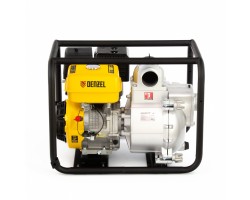 Мотопомпа бензиновая для грязной воды PX-80D, 15 л.с, 3, 1500 л/мин, глубина 8 м , напор 30 м Denzel-foto4