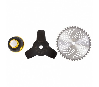 Триммер бензиновый DGT 330, 33 см3, 1.8 л. с, неразъемная штанга, состоит из 2 частей Denzel