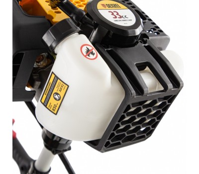 Триммер бензиновый DGT 330, 33 см3, 1.8 л. с, неразъемная штанга, состоит из 2 частей Denzel