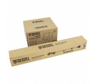 Триммер бензиновый DT 33S, 33 см3, 1.8 л. с, разъемная штанга, состоит из 2 частей Denzel