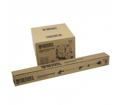 Триммер бензиновый DTL-52S, 52 см3, разъемная штанга, состоит из 2 частей Denzel