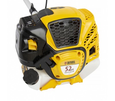 Триммер бензиновый DTL-52S, 52 см3, разъемная штанга, состоит из 2 частей Denzel
