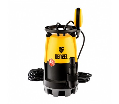 Дренажный насос для чистой и грязной воды DP600S, 600 Вт, напор 7 м, 13000 л/ч Denzel