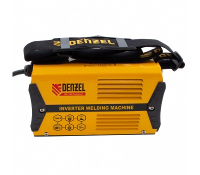Аппарат инверторный дуговой сварки DS-160 Compact, 160 А, ПВ 70%, диаметр электрода 1.6-3.2 мм Denzel