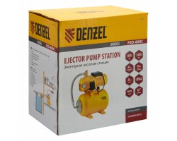 Насосная станция эжекторная PSD800C, 800 Вт, 2400 л/ч, ресивер 24 л, всасывание 20 м Denzel-foto16