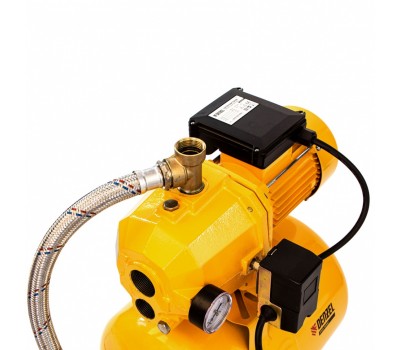 Насосная станция эжекторная PSD800C, 800 Вт, 2400 л/ч, ресивер 24 л, всасывание 20 м Denzel