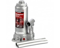 Домкрат гидравлический бутылочный, 5 т, высота подъема 216-413 мм, в пластиковый кейсе Matrix