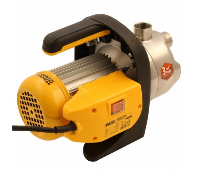 Садовый поверхностный насос GP1200Х, 1200 Вт, 3700 л/ч, подъем 46 м, нержавейка Denzel