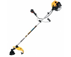 Триммер бензиновый DT-43E, 43 см3, неразъемная штанга, электростартер, состоит из 2 частей Denzel
