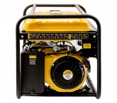 Генератор бензиновый GE 7900, 6.5 кВт, 220 В/50 Гц, 25 л, ручной пуск Denzel