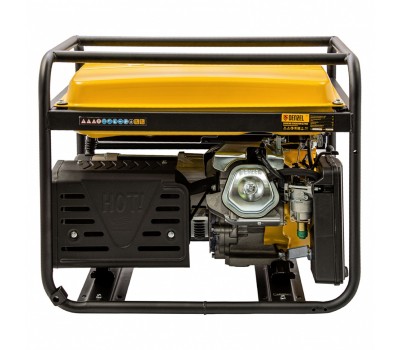 Генератор бензиновый GE 7900, 6.5 кВт, 220 В/50 Гц, 25 л, ручной пуск Denzel