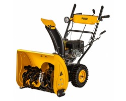 Бензиновая снегоуборочная машина SBM 610, 212 cc, ручной старт, фара Denzel