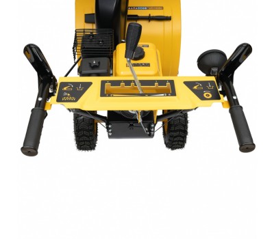 Бензиновая снегоуборочная машина SBM 610, 212 cc, ручной старт, фара Denzel