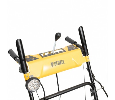 Бензиновая снегоуборочная машина SBM 610, 212 cc, ручной старт, фара Denzel