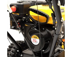Бензиновая снегоуборочная машина SBM 610, 212 cc, ручной старт, фара Denzel-foto4