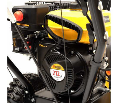 Бензиновая снегоуборочная машина SBM 610, 212 cc, ручной старт, фара Denzel