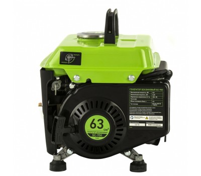 Генератор бензиновый БС-950, 0.8 кВт, 230 В, 2-х тактный, 4 л, ручной стартер Сибртех