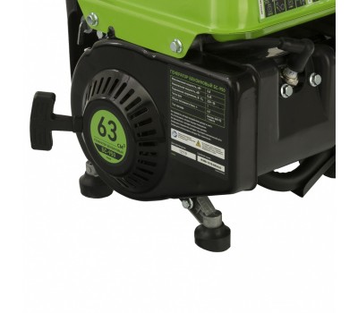 Генератор бензиновый БС-950, 0.8 кВт, 230 В, 2-х тактный, 4 л, ручной стартер Сибртех