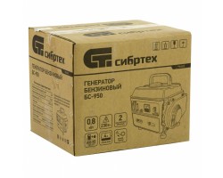 Генератор бензиновый БС-950, 0.8 кВт, 230 В, 2-х тактный, 4 л, ручной стартер Сибртех-foto12